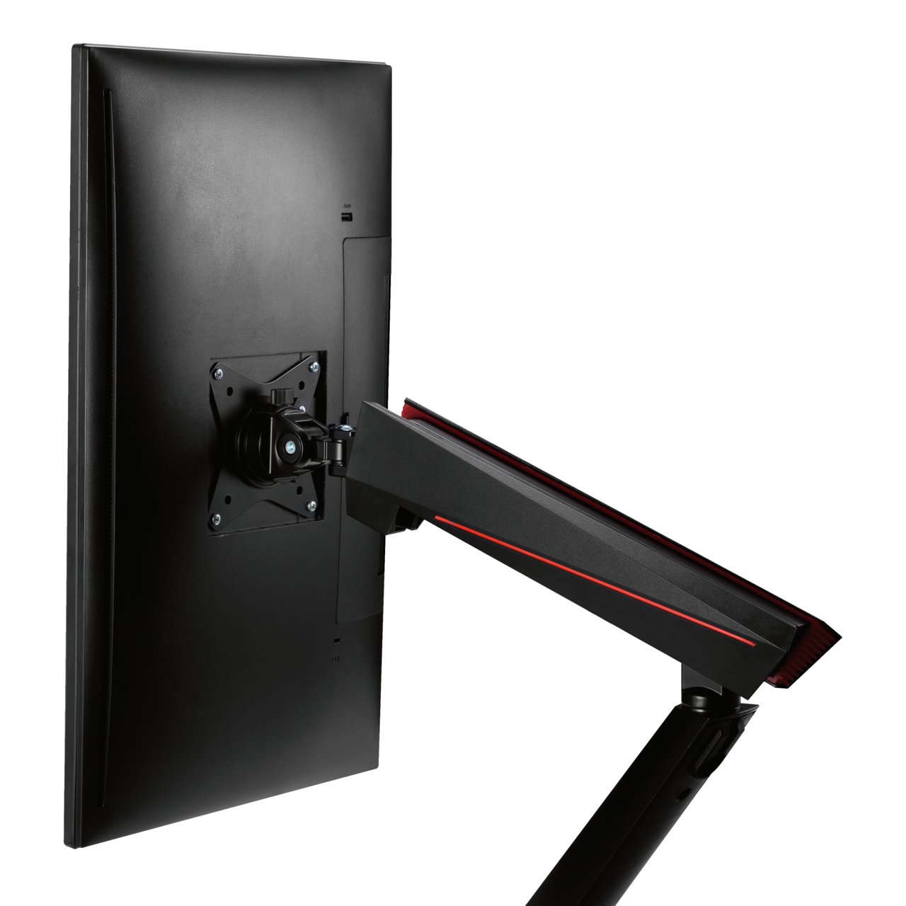 DELTACO GAMING Dual Monitorhalterung Tischhalterung Monitor- / TV-  Wandhalterung / Tischhalterung, schwarz