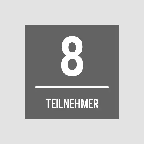 8 Teilnehmer